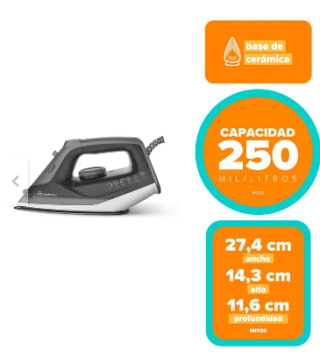 Plancha A Vapor Mir20 Gris Mademsa $12.990 Rebaja Disponible en Tottus, Chile