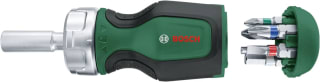 Bosch Compacte ratel schroevendraaier - met 6 bits voor €8,96 bij Amazon
