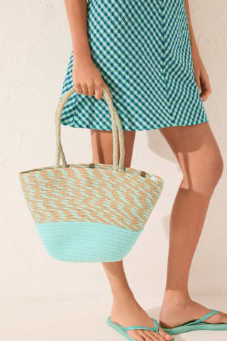 Bolso capazo rafia Women'secret por 8.99€