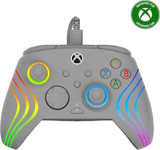 Turtle Beach Afterglow Wave Mando Gris con Cable RGB para Xbox Series XS por 34.99€