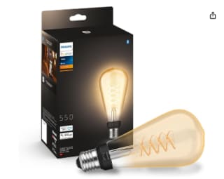Ampoule vintage Philips Hue White, filament E27 à 19,95€