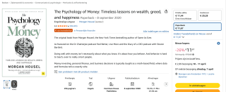 The Psychology of Money by Morgan Housel voor €11,67
