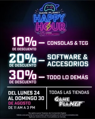 Gamers Week: Hasta 30% en Game Planet
