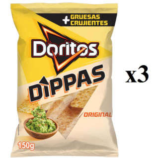 3 x DORITOS Tortilla Chips Dippas 150 g. por 3.78€
