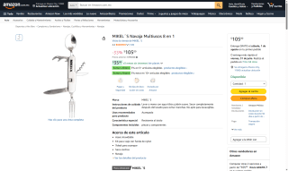 Navaja Multiusos 8 en 1 MIKEL'S por $105 | Oferta Amazon