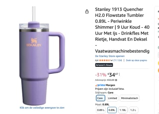 Quencher® H2.0 FlowState™ Tumbler | 0.89L voor €34,47 bij Amazon