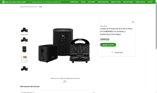 Combo Freidora Atvio 3L por $999 | Oferta Bodega Aurrera