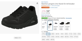 Skechers Uno-Stand On Air voor €29,83 bij Amazon
