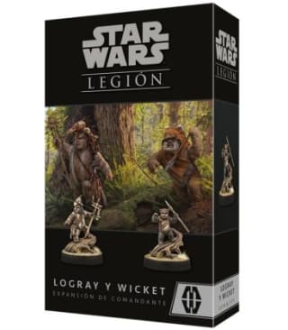 Juego de Mesa Star Wars Legión - Logray y Wicket por 10€