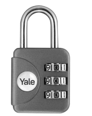 Candado combinado Yale YP1/28/121/1G Gris, 28 mm por 1.98€