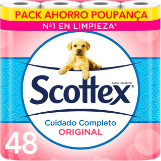 Scottex Acolchado papel higiénico 48 paquetes por 10,99€