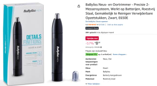 BaByliss Neus- en Oortrimmer voor €8,59 bij Amazon