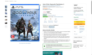 God of War Ragnarök para PS5 por $691 | Oferta Amazon