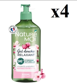 4 x Naturé Moi NMFC500 Gel de ducha relajante Flor de Cerezo Bio 500 ml por 7.96€