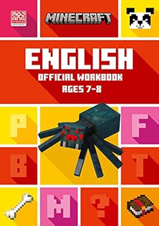 Minecraft Official Workbook (Minecraft Education) Various (Maths, English) - Paperbac