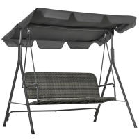 Outsunny Columpio de Jardín Exterior de 3 Plazas Balancín por 56.50€