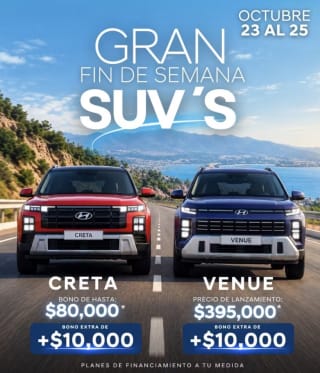Hyundai Venue 2027 desde $385,000 en Hyundai