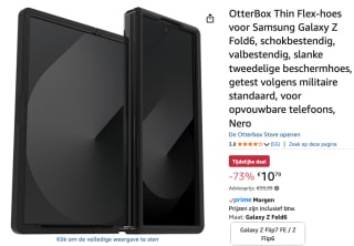 OtterBox Thin Flex-hoes voor Samsung Galaxy Z Fold6 voor €10,79 bij Amazon