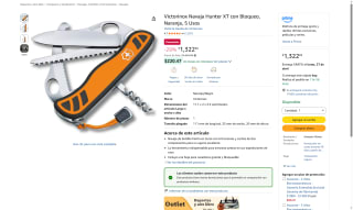 Navaja Victorinox Hunter XT por $1,323 | Oferta Amazon