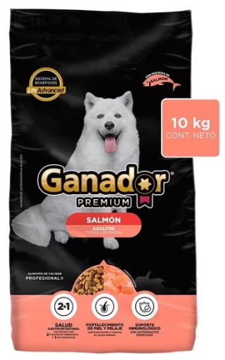 Croquetas para Perro Ganador Premium Adulto 10 kg por $395 en Walmart
