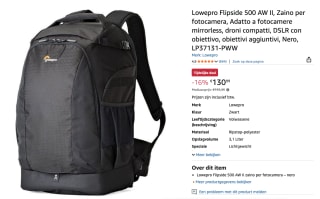 Lowepro Flipside 500 AW II (black) voor €130,99 bij Amazon