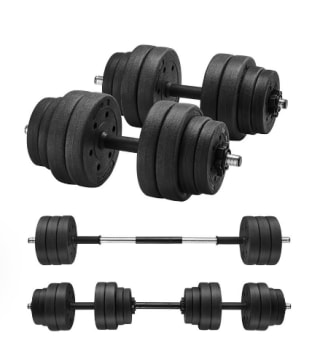 Kit Haltères 30 kg Songmics avec barre d’extension à 54,49€