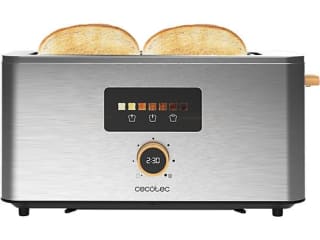 Tostadora Cecotec Touch&Toast Extra, 1000 W, 1 ranura, 2 rebanadas por 26.80€