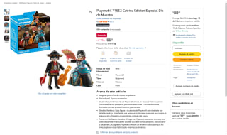 Playmobil 71652 Catrina Día de Muertos por $88 | Amazon