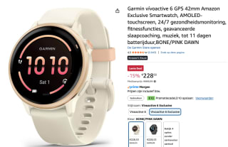 Garmin Vivoactive 6 voor €218,53 bij Amazon