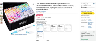 XIEED 240 Markers voor €33,99