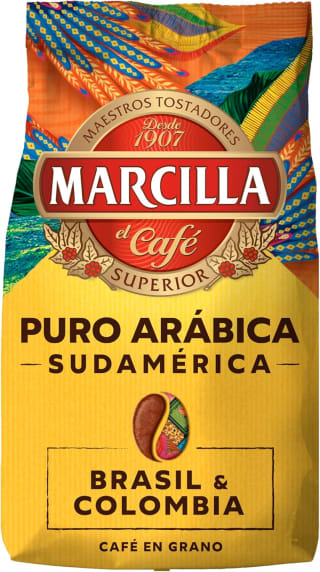 Marcilla Café Grano 100% Arábica Natural 400g por 6.14€