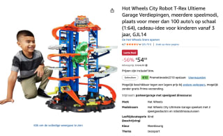 Hot Wheels City - Ultieme Garage voor €54,,69 bij Amazon