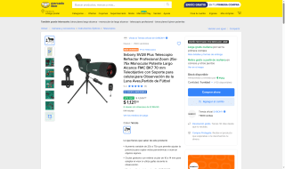 Telescopio Svbony SV28 Plus por $1,120 | Oferta Mercado Libre