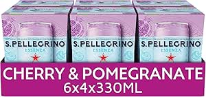 San Pellegrino Essenza Cherry & Pomegranate 24 Pack Amazon Deal for £10.80