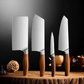 Juego cuchillos cocina inoxidable por $11 | AliExpress