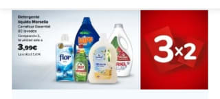 3×2 em productos para el cuidado de la ropa y del Hogar en Carrefour.