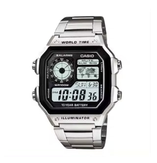 CASIO AE-1200WHD-1AVEF Reloj Hombre World Time Acero por 32.94€