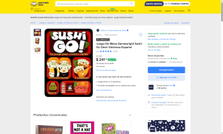 Sushi Go! por $241 | Oferta Mercado Libre