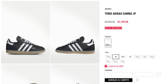 Tenis Adidas Samba JP por $1,200 | Oferta TAF