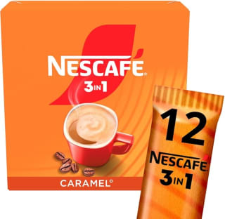 NESCAFÉ 3 in 1 Caramel – 12 Drinks for £1.39