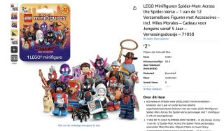 LEGO 71050 Spider-Man minifiguren voor €2,74