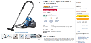 Aspiradora 2.5L EUREKA en $697 | Ahorro Amazon