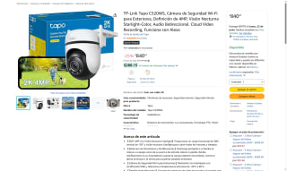 Cámara TP-Link Tapo C520WS por $840 | Descuento Amazon