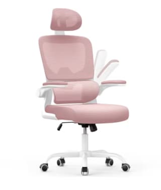 Silla de oficina ergonómica escritorio con reposabrazos plegable por 51.51€