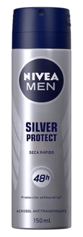 NIVEA MEN Desodorante Antibacterial Silver Protect 150ml por $25 | HEB