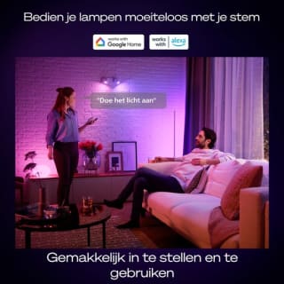 Philips Hue White and Color Starter Pack GU10 3-pack + Bridge Pro + dimmer voor €147