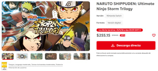 Naruto Shippuden: Ultimate Ninja Storm Trilogy por $255 | Nintendo eShop