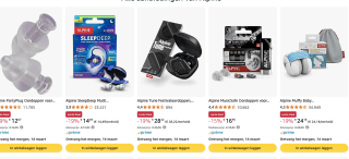 Tot 20% korting op Alpine gehoorbescherming bij Amazon