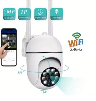 Cámara de seguridad A7 1080P WIFI para exteriores por solo 6.91€