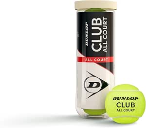 DUNLOP 3 Pelotas de Tenis Club All Court por 3.99€